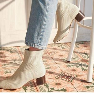 Joie x Revolve Neely Sock Boot - Ivory - Size 9